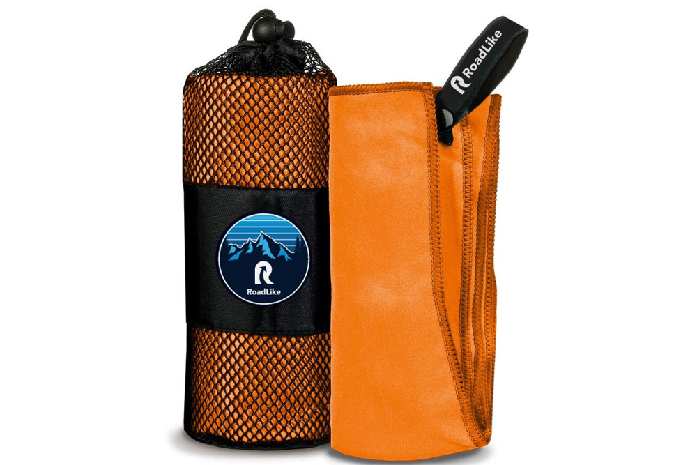 Полотенце спортивное охлаждающее RoadLike Camp 70*140 см оранжевый