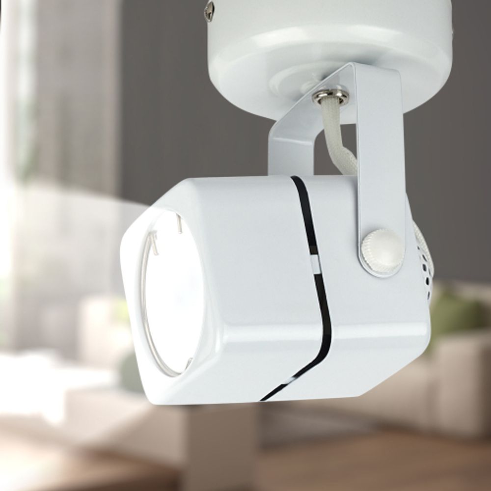 OL4 GU10 WH Подсветка ЭРА Накладной, белый