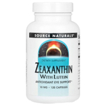 Source Naturals, Зеаксантин с лютеином, 10 мг, 120 капсул