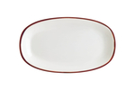Блюдо овальное 150*85 мм. Линеа Бургундия, форма Гурмэ Bonna /1/12/3168/
