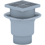 Трап 110 вертикальный решетка-нерж.сталь (150х150) ТА1212АНИ