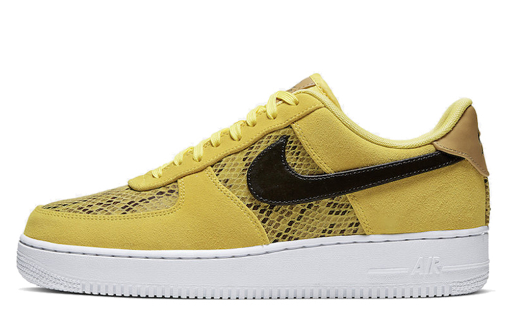 Кроссовки Nike Air Force 1 Low Yellow Snakeskin