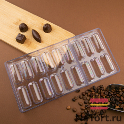 Форма поликарбонатная «Батончик» 18 ячеек