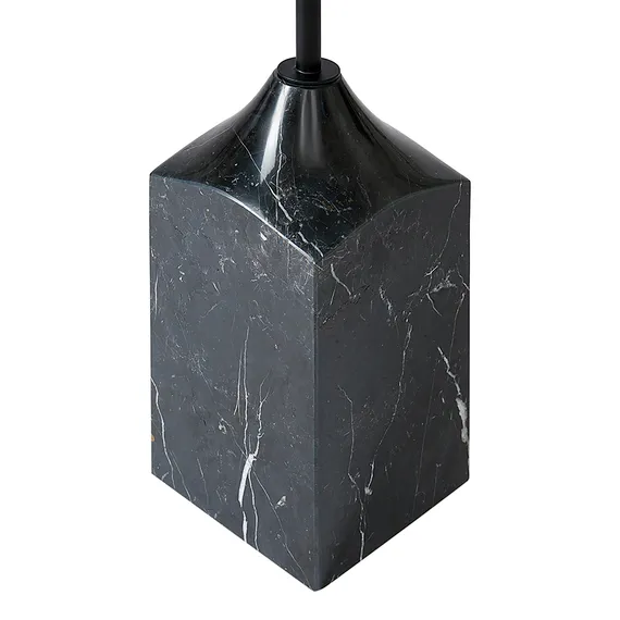 Столик кофейный Sustainable Collection, Ø38х53 см, серый, черный мрамор