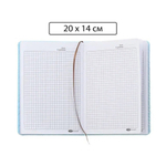 Записная книжка Basir на резинке, формат А5, переплет из ПВХ, рисунок - голография, 20*14 см, 100 листов, 4 цвета ассорти