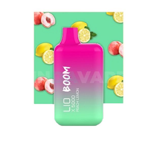 Купить Одноразовый Pod iJoy Lio Boom X5000 - Peach Lemon (5000 затяжек)