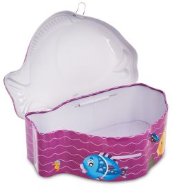 BX- 77/3 Металлическая копилка «Рыба»