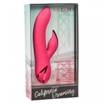 Вибратор-кролик Calexotics California Dreaming San Francisco Sweetheart с функцией «манящее движение» (12x3.25 см)
