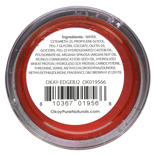Okay Pure Naturals, Polished Edges, с черным ямайским касторовым маслом, 59 мл (2 унции)