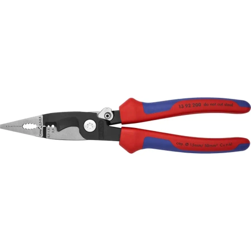 Электромонтажные клещи черненые 200 мм Knipex 13 92 200
