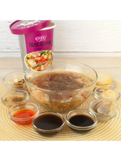 Фунчоза с овощами и моллюсками в кисло-бобовом соусе 211 г