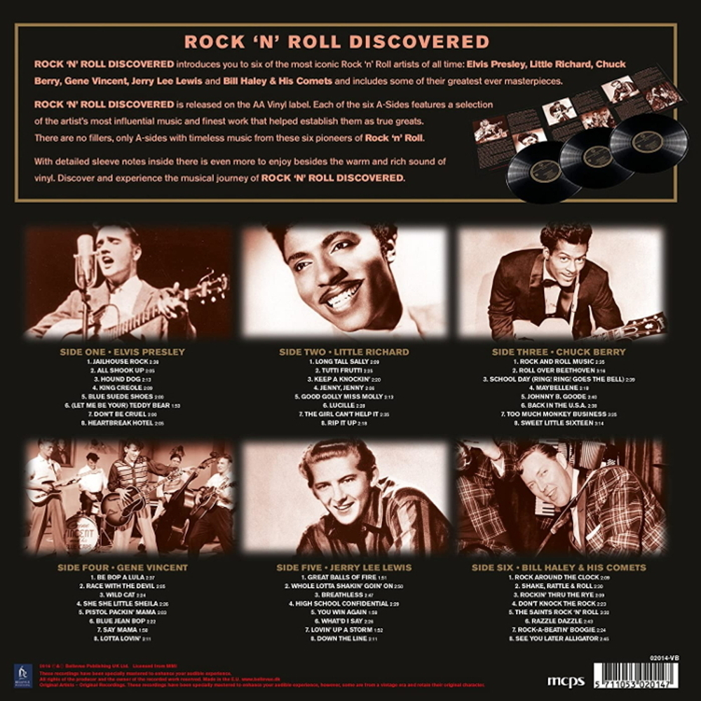 Сборник / Rock 'n' Roll Discovered (3LP)