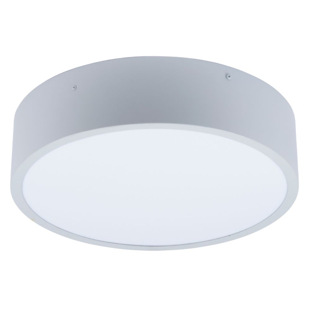 ULO-K40A 30W-4000К-R40 IP40 LIGHT GREY Светильник светодиодный накладной. Белый свет 4000K. Диаметр 400мм. Корпус светло-серый. ТМ Uniel