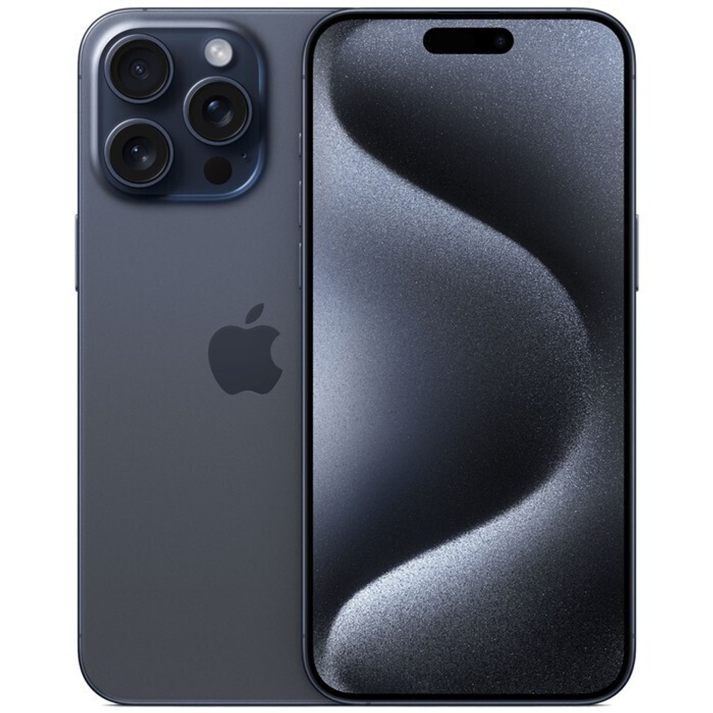 Смартфон Apple A3108 iPhone 15 Pro Max 1Tb синий титан моноблок 3G 4G 2Sim 6.7" 1290x2796 iOS 17 48M
