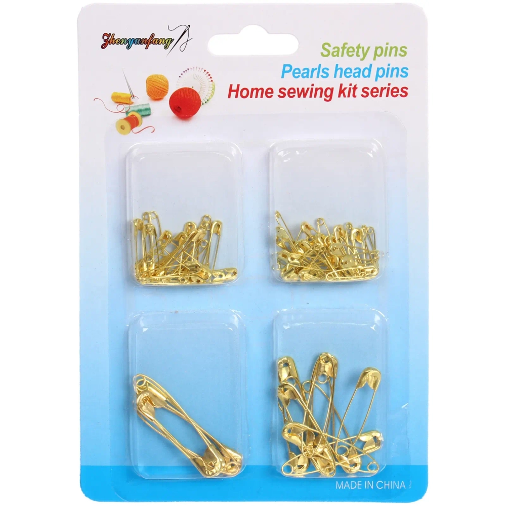 Булавки английские 55шт «Favorite Hous», цвет золото