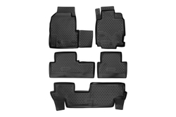 Коврики в салон HONDA Odyssey RA6 JDM 12/1999-09/2003, правый руль, 3 ряда, 5 шт. (полиуретан) Element.NLC.18.20.210K