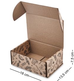 GAEM Art ГКП-55 Коробка самосборная гофрокартон 180х13,5х7,5