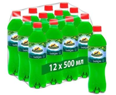 Тархун 0,5 л. ПЕТ (упаковка 12 бутылок)