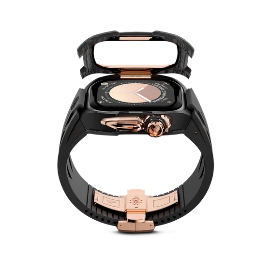 Корпус для Apple Watch RSCIII46 - Rose Gold Carbon