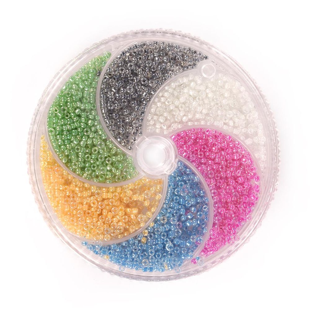 Набор бисера для рукоделия "Zlatka №6" 6 цветов, 11/0 6870476 Набор бисера для рукоделия "Zlatka №6" 6 цветов, 11/0 6870476