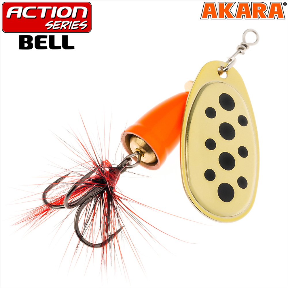 Блесна вращающаяся Akara Action Series Bell 3 8 гр. 2/7 oz. A3