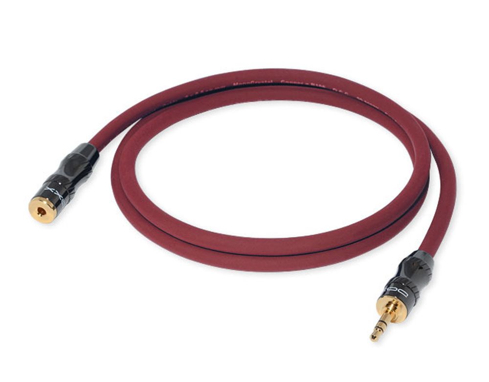 DAXX J70 Аудио кабель из посеребренной меди  Mini-Jack (папа-мама), удлинитель. D=6mm