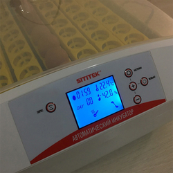 Цифровой инкубатор с терморегулятором, гигрометром и автопереворотом яиц "SITITEK 40"