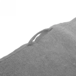 Полотенце махровое 70*140см «LUNA» цвет серый 10330 плотность 360гр/м2 с петелькой-подвесом