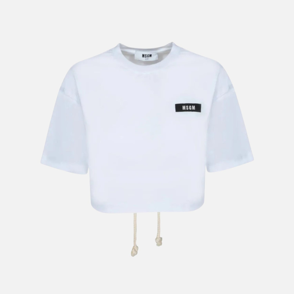 Футболка с открытой спиной женская MSGM