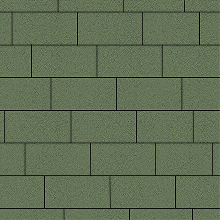 Тротуарная плитка ПРЯМОУГОЛЬНИК 300х150 мм - Стандарт Зеленый