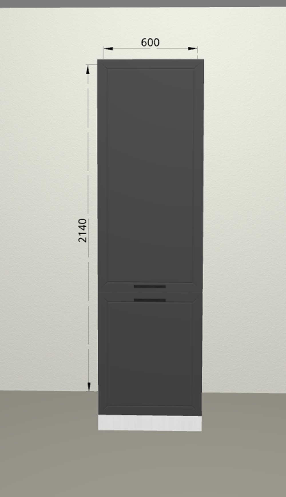 Пенал ПС60 Монс графит