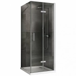 Душевой уголок ABBER Zart AG08100P-S91 100x90 стекло прозрачное/профиль хром