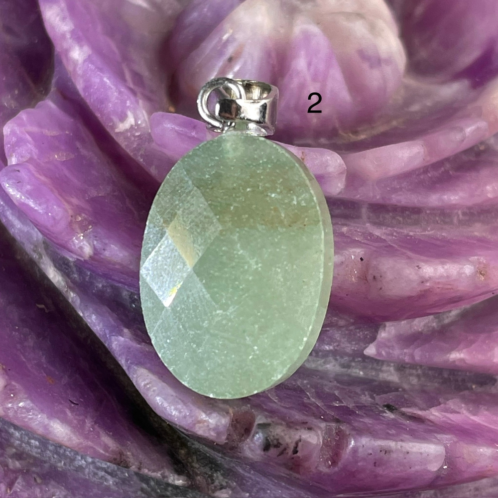 54027  Авантюрин Кулон овал 18мм огр