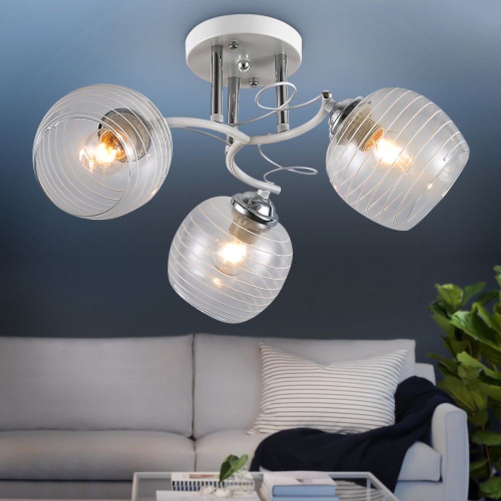 Люстра Rivoli Estefany 9131-303 3 х Е27 40 Вт модерн | Rivoli