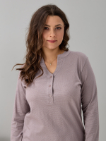 Блузка БЛ-22/темнобежевый-рогожка