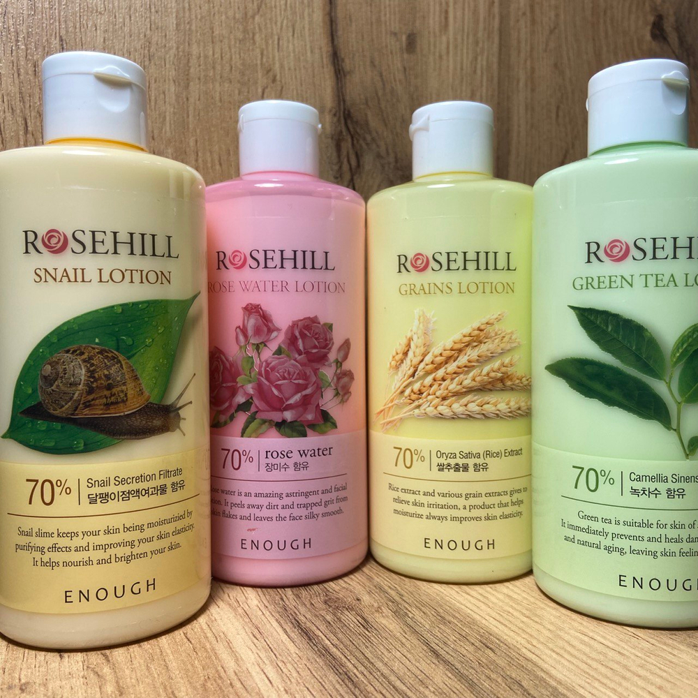 Лосьон для лица Enough Rosehill Snail Lotion с муцином улитки 300 мл