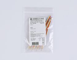 Ambrella Соединитель гибкий односторонний COB CCT 12/24V для лент 8mm GS7406 (3 конт.) (5шт. в комплекте) LED Strip 24V GS7406