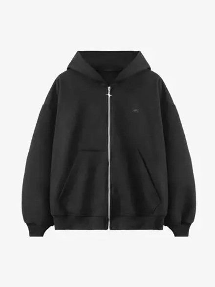 Кроп-зипхуди Acolyte (Черный)