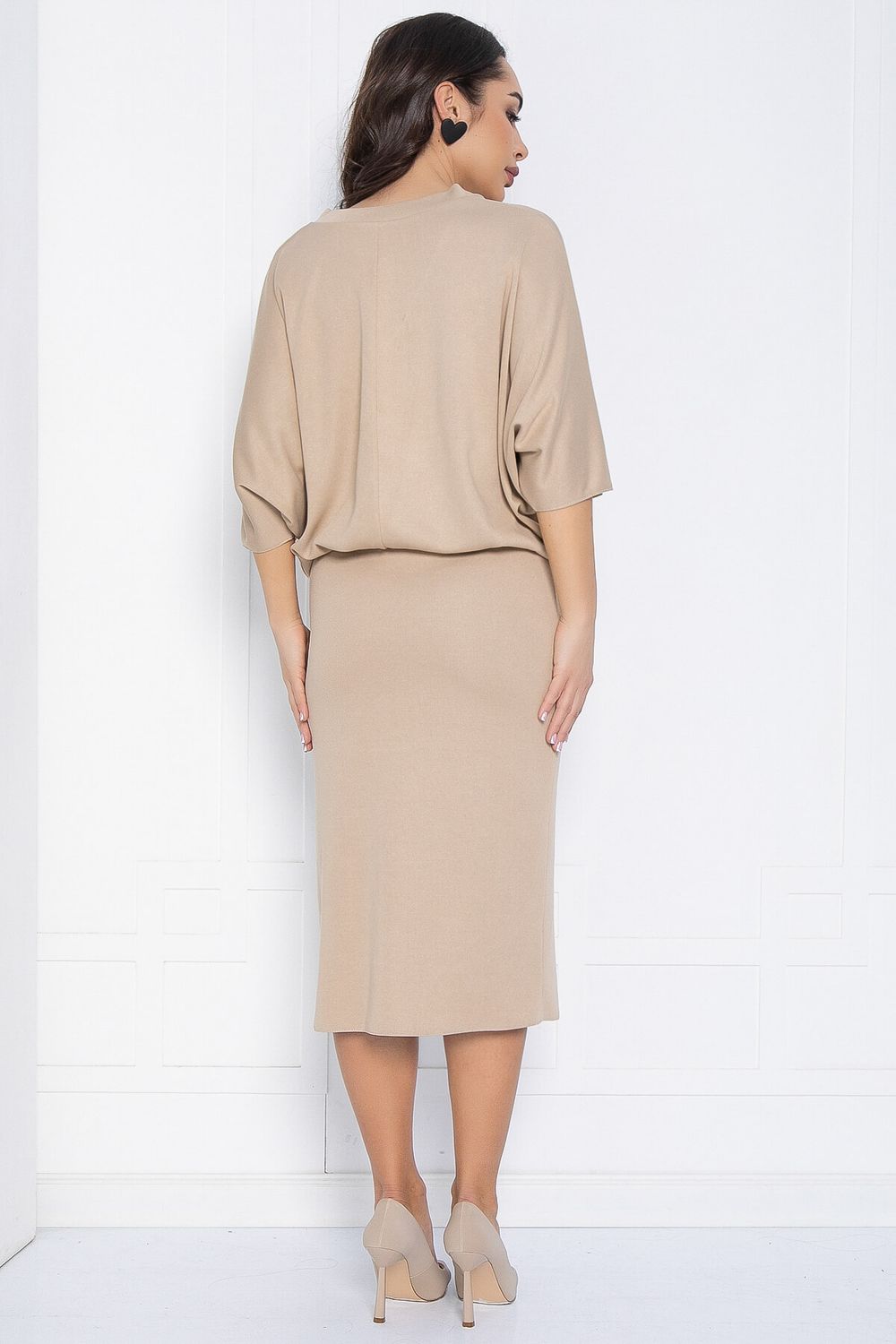 Платье Вэнсдей (бежевое) П12577-4 LT Collection