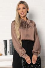Блуза Элеонора (коричневая) Б14927-30М LT Collection