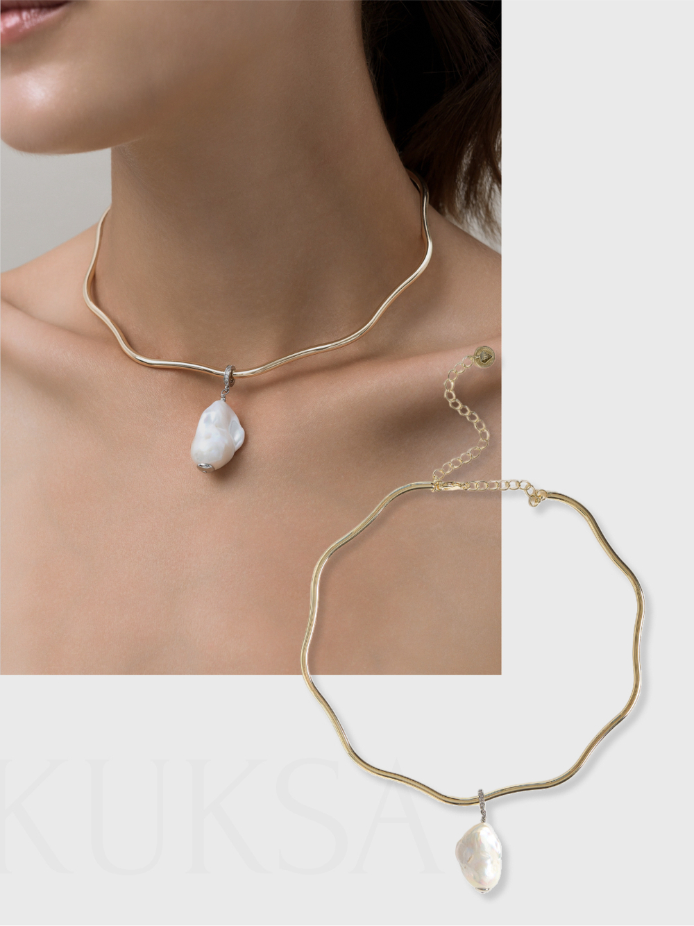 Колье "Hope Pearl" Gold