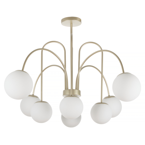 Потолочная люстра на штанге MyFar Cassia MR2351-8C шарики