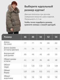 Куртка зимняя женская с мехом и капюшоном тренд коричневого цвета 7639K