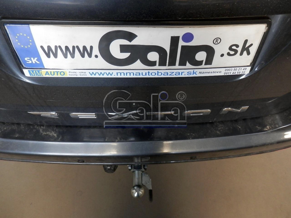 Фаркоп оцинкованный Galia S109C для Ssang Yong Rexton 2006-2012, 2012-(паспорт и сертификат в комплекте)(без электрики)