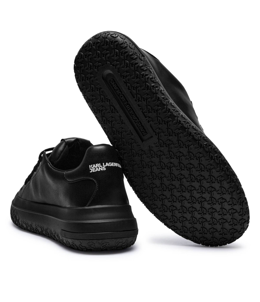Кожаные кроссовки klj kup Karl Lagerfeld Jeans - черный(KLJ54820)