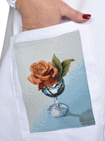 Плащ из джинсовой ткани Белая королева