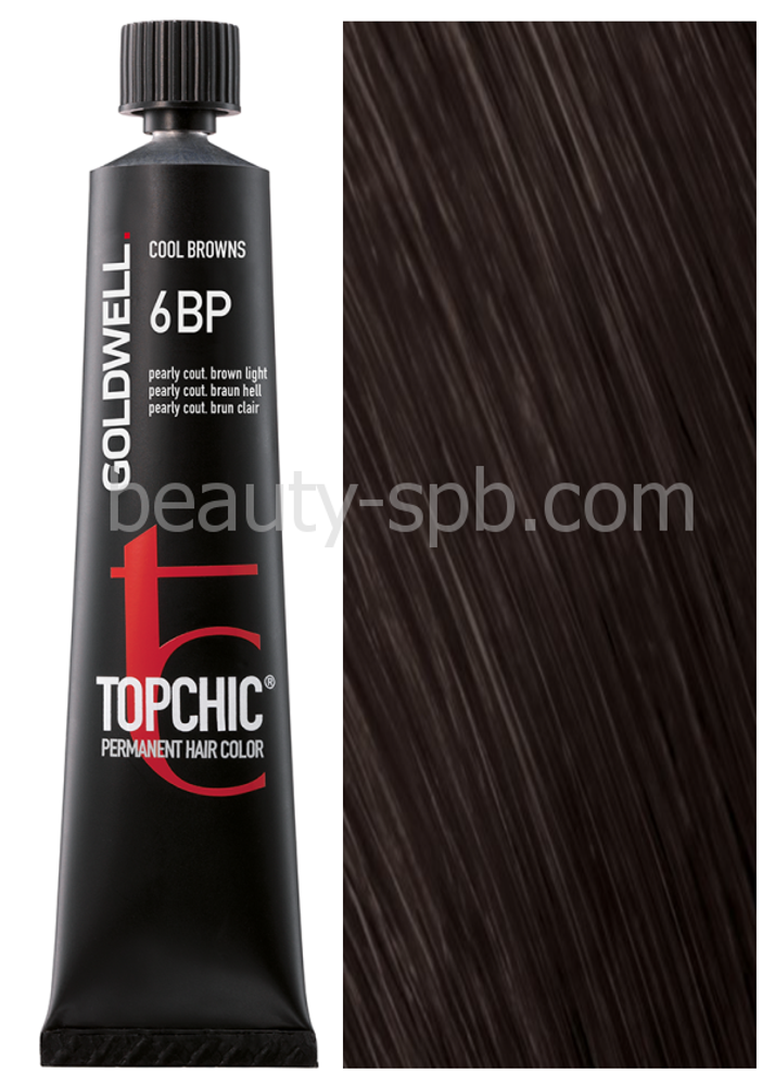 Goldwell Topchic 6BP жемчужный светлый шоколад 60 мл