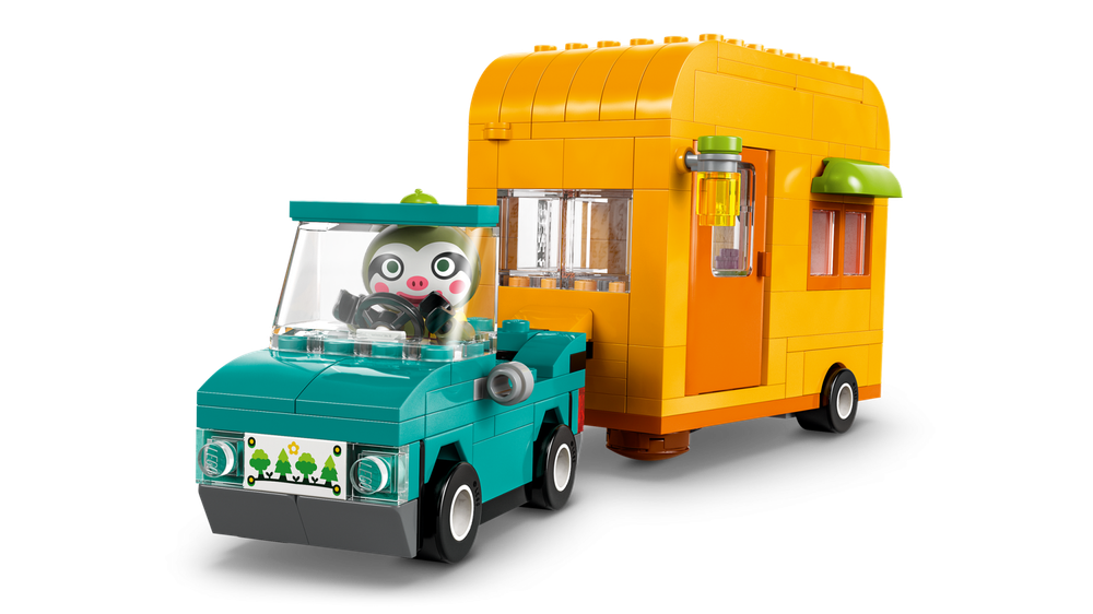 Конструктор Лего Анимал Кроссинг Фургон и магазин в саду Лейфа 77054 | LEGO Animal Crossing Garden Shop 263 детали 7+