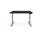 Регулируемый компьютерный стол Bazalt с регулировкой по высоте — столешница МДФ Черный