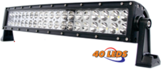 Балка LED 120W (540*82*40мм) 3ряд изогнутая GZ042